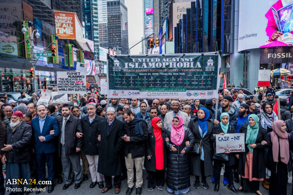Photos: Protest against Islamophobia in New York