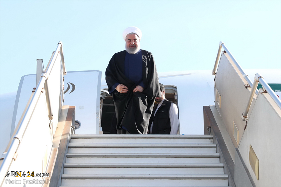 Iran's President arrives in Khuzestan province