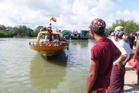 ကားလမ္းလံုၿခံဳေရးစိုးရိမ္သျဖင့္ ရခိုင္ျပည္နယ္ရွိ ခရီးသည္အမ်ားစု ေရလမ္းျဖင့္ သြားေရာက္မႈမ်ားျပား