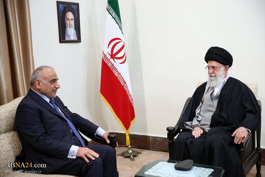 Photos: Imam Khamenei received Iraqi PM, his entourage