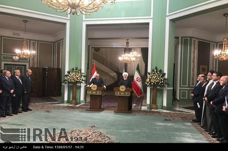 Cumhurbaşkanı Ruhani: İran ve Irak’ın terörle mücadele işbirliği devam edecek