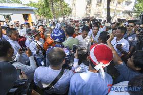 ေတာင္ဥကၠလာေျခဥျပင္ေရးေထာက္ခံပြဲ မ်ိဳးခ်စ္ဆုိသူမ်ား ေႏွာင့္ယွက္