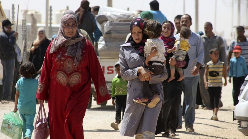 シリア難民ら 　米軍による包囲から解放