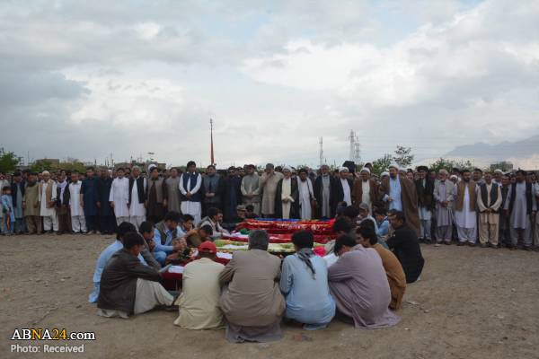 تقرير مصور/ تشييع ودفن شهداء الارهاب في كويتا الباكستانية