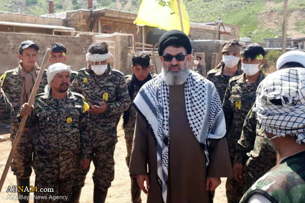 تقرير مصور/ مسؤول في الحشد الشعبي يتفقد مناطق متضررة من السيل في ايران