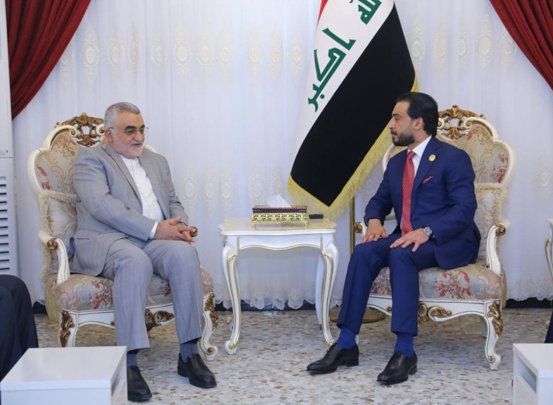 بروجردي یبحث مع الحلبوسي سبل تطویر العلاقات بین البلدین