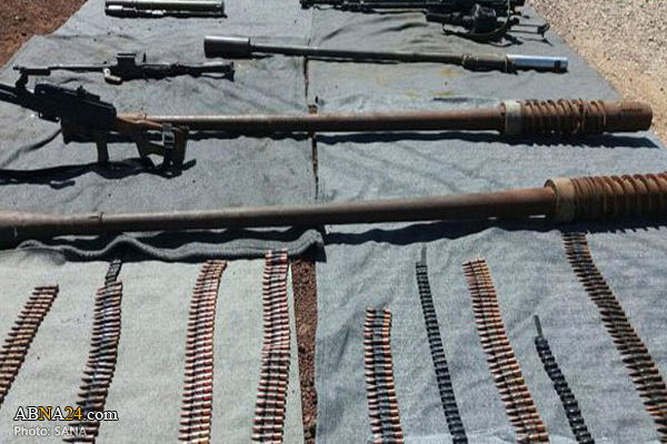 Syrian forces seize US, Israeli weapons left by terrorists in Quneitra (+Photos)