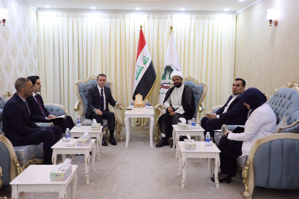 الخزعلي للسفير التركي: تواجد القوات التركية بالعراق تعيق تطور العلاقات بين بغداد وأنقرة