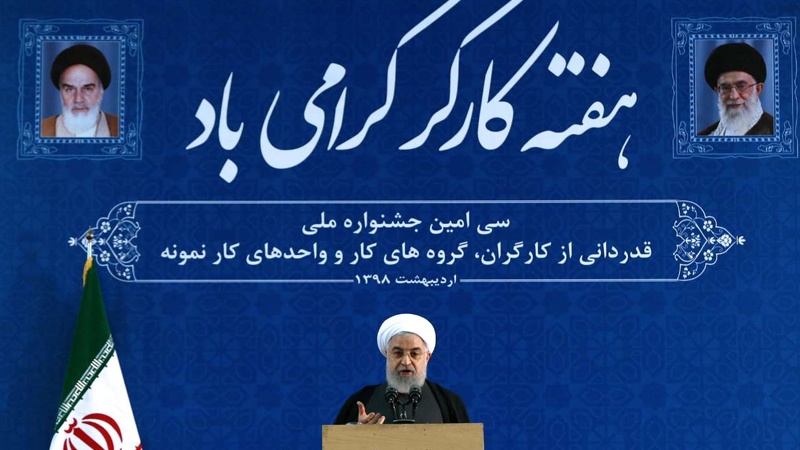 ایران کے صدر روحانی کا امریکہ کو سخت انتباہ
