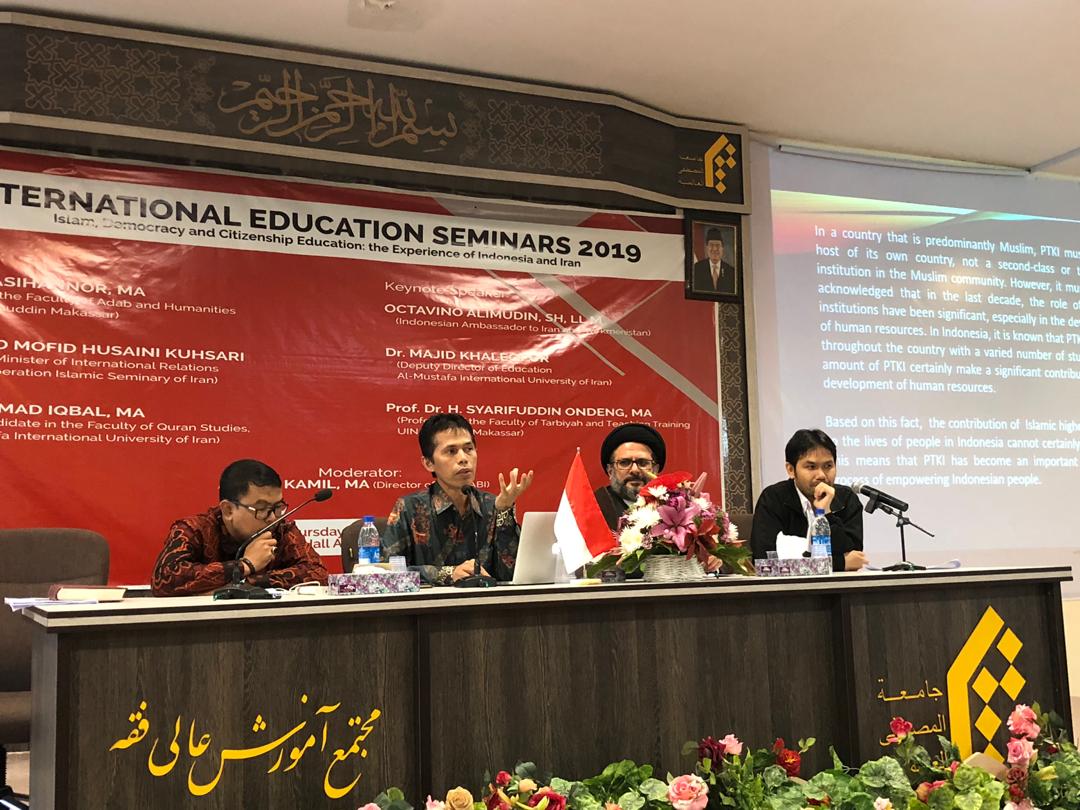 Guru Besar UIN Alauddin Makassar Ramaikan Seminar Pendidikan di Iran
