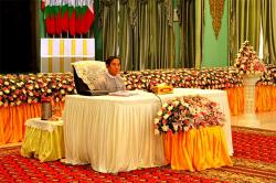တင္ဒါေခၚယူသည့္ကိစၥႏွင့္ပတ္သက္၍ ထား၀ယ္မ႑ိဳင္သုံးရပ္ေတြ႕ဆုံပြဲတြင္ သမၼတသတိေပး