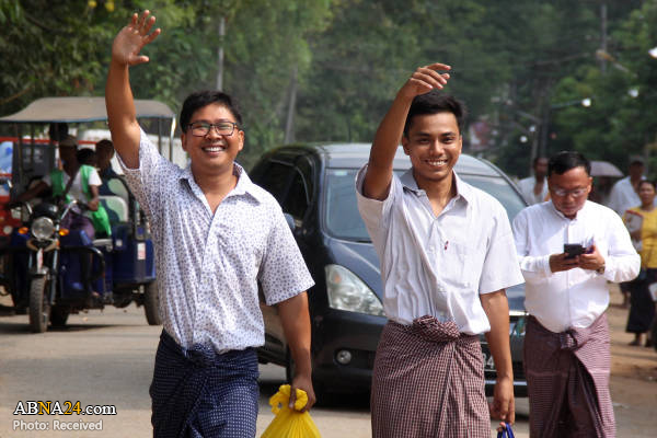 ရိုဟင္ဂ်ာ မြတ္စလင္မ်ားသတ္ျဖတ္ မႈမ်ားကို ထုတ္ေဖၚခဲ့ေသာ ႐ိုက္တာသတင္းေထာက္ႏွစ္ဦး လႊတ္ေပးမႈကို ႏုိင္ငံတကာအသိုင္းအဝိုင္းႀကိဳဆို