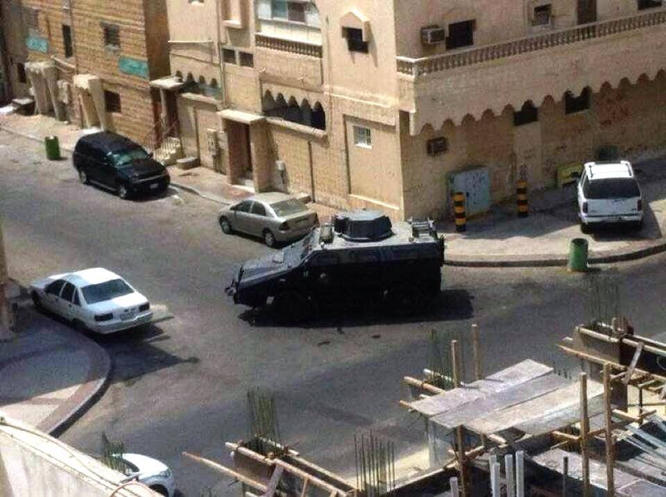 قوات النظام السعودي يستفز أهالي العوامية 
