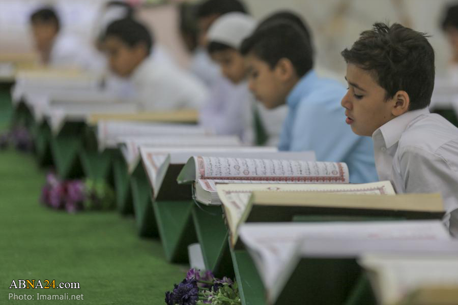 تقریر مصور/ الاطفال شاركون في جلسة قرآنية بشهر رمضان المبارك في حرم امير المؤمنين (ع)