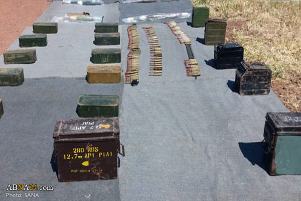Syrian Forces find Israeli-made weapons left by terrorists in Quneitra (+Photos)