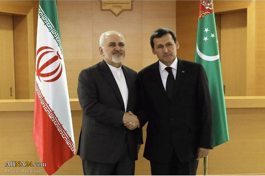 Iranian FM meets Turkmen counterpart in Ashgabat
