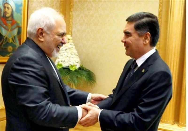 Rencontre de Zarif avec le président turkmène