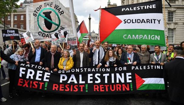 Hiljade ljudi marširalo u Londonu za Palestinu