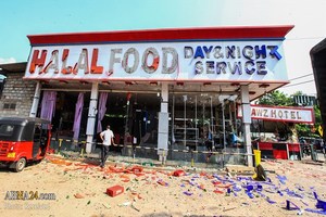 スリランカで、過激派仏教徒がイスラム教徒の店舗を再度襲撃