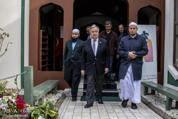 Photos: UN Chief visits Christchurch mosque