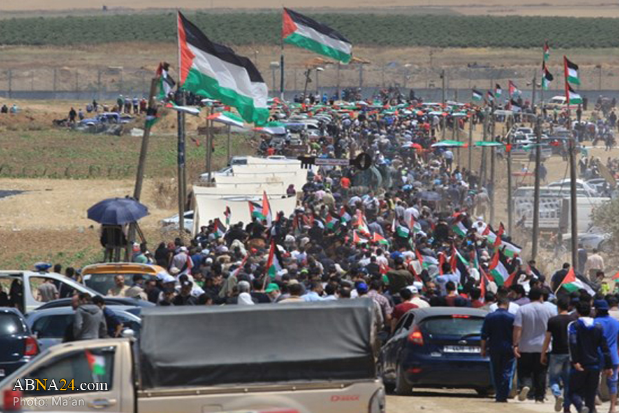 At least eight Palestinians injured during 71st Nakba Day protests in Gaza