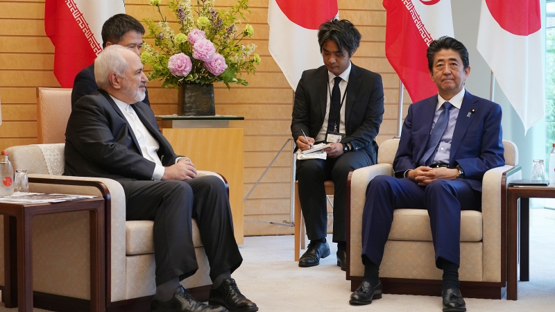 イラン外相が、日本首相と会談