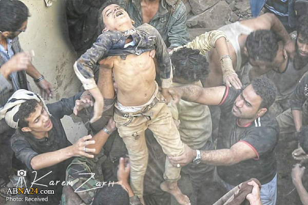 Photos: At least 47 civilinas killed  in Saudi strike on Sana’a residential neighborhood