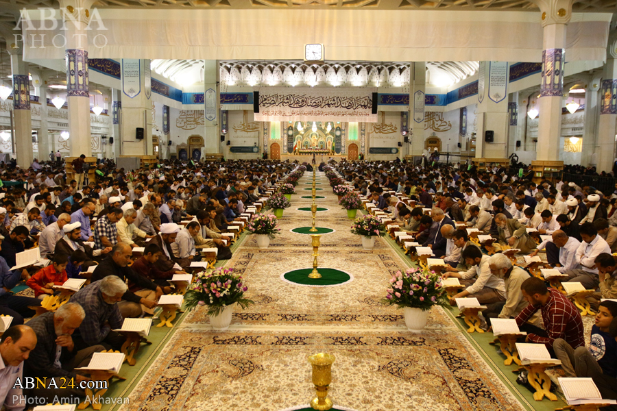 تقریر مصور/ ختمة قرآنية في حرم السيدة المعصومة (ع)