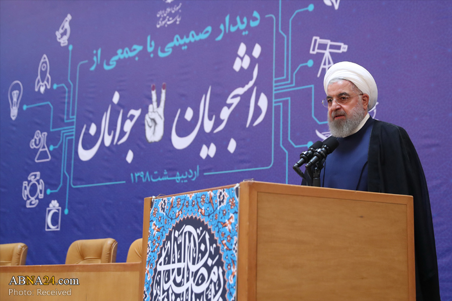 Pres. Rouhani: No power higher than our nation, young generation