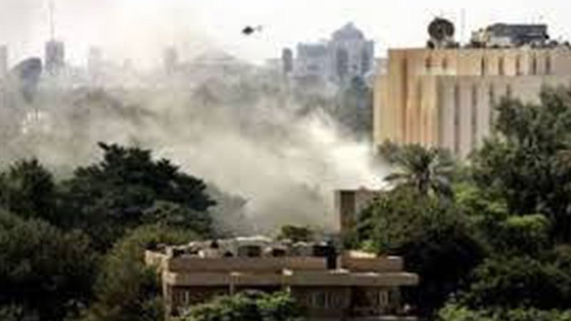 بغداد امریکی سفارتخانے کے قریب راکٹوں سے حملہ