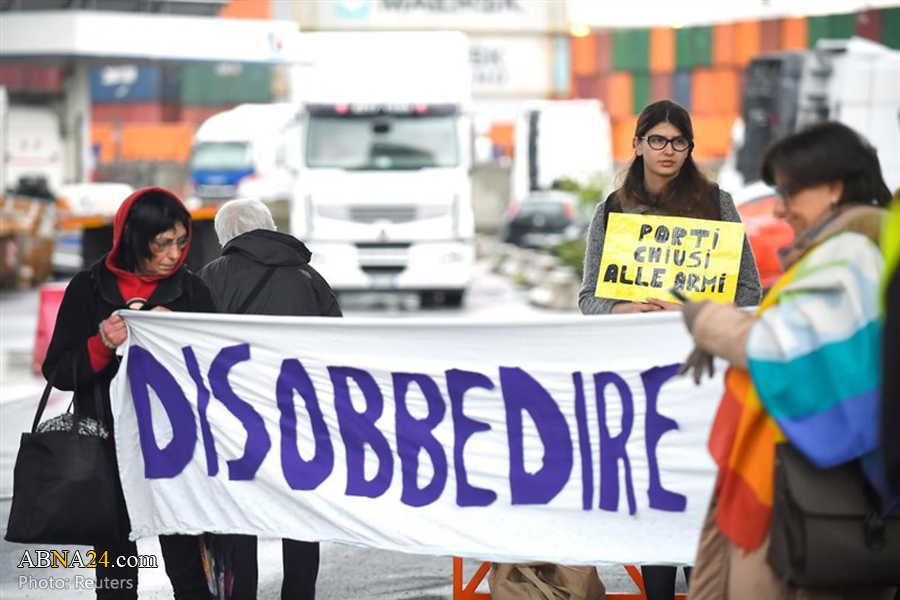 Italy unions refuse to load Saudi ship in protest over Yemen war