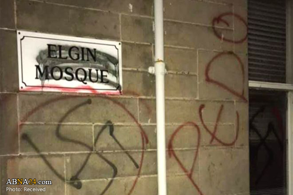 Mosque in Scotland vandalized with racist graffiti
