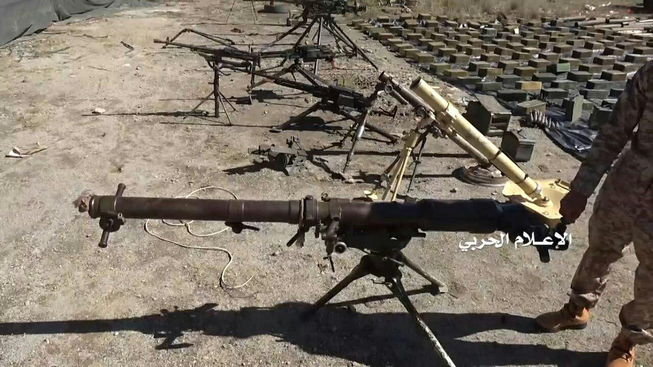 الإعلام الحربي ينشر مشاهد لغنائم كبيرة في قعطبة بالضالع+(صور)