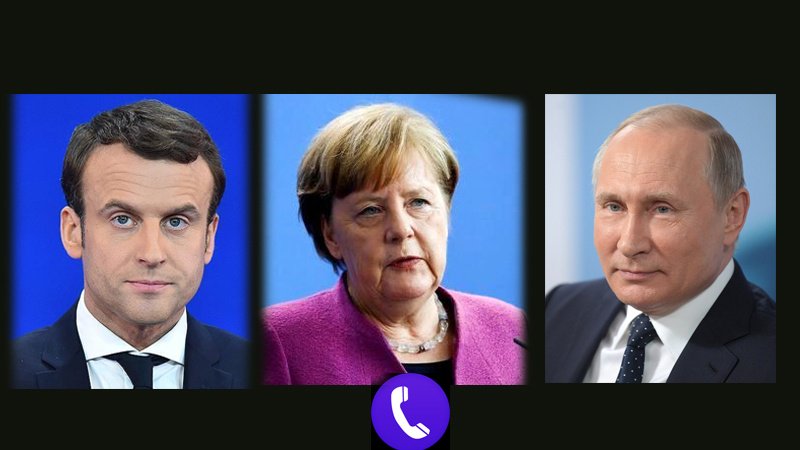 Putin, Merkel e Macron confermano impegni per cooperare con Iran