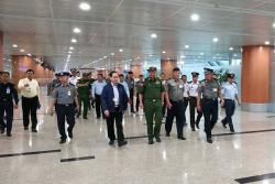 အၾကမ္းဖက္ရန္ စိုးရိမ္သျဖင့္ ရန္ကုန္ေလဆိပ္လံုၿခံဳေရး ျပည္ထဲေရးဒုဝန္ႀကီး စစ္ေဆး