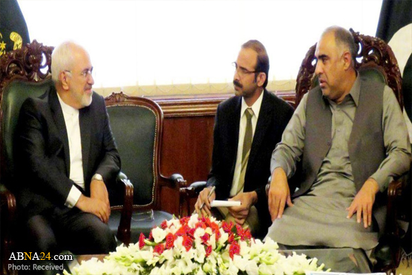 Iranian FM, top Pakistani lawmaker meet in Islamabad
