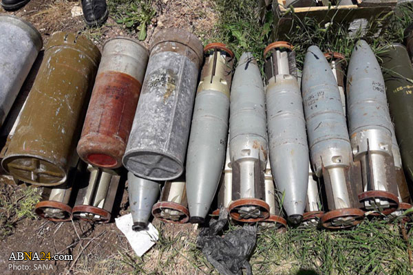 Rockets, shells, ammo left behind by terrorists found in Syria's Hama (+Photos)