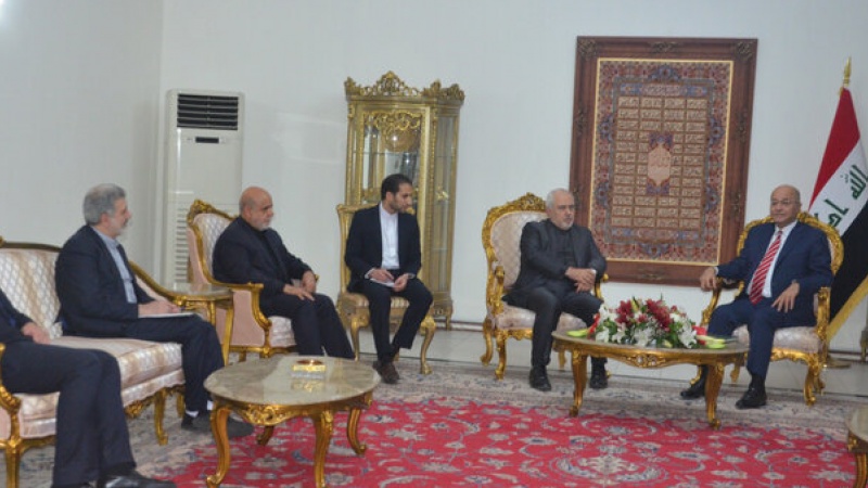 扎里夫会见巴尔哈姆·萨利赫