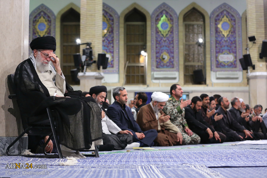 Photos: Mourning ceremony for Imam Ali (AS) with Imam Khamenei in attendance