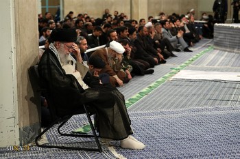 رہبر انقلاب اسلامی کی موجودگی میں مجلس عزا منعقد