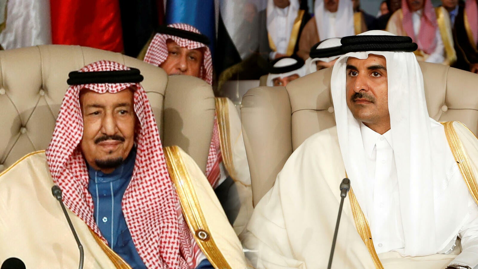 أمير قطر يتلقى رسالة خطية من الملك سلمان لحضور القمة الخليجية في مكة