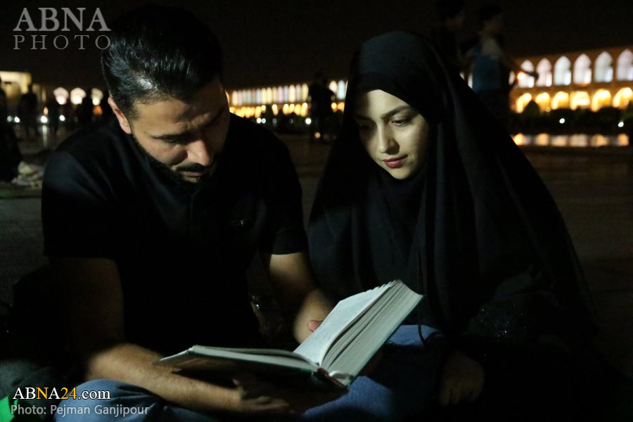تصويري رپورٹ : اصفهان میں حضرت علی (ع) کی شہادت اورشب قدرکی مناسبت سے عزاداری