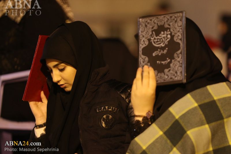 تصويري رپورٹ : تبریز میں شب قدر عقیدت و احترام کے ساتھ منعقد