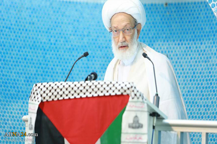Sheikh Isa Qassim calls on masses to renew their commitment to Palestine on Quds Day