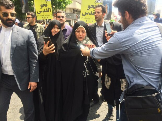 ایرانی عوام ہمیشہ فلسطینی عوام کے ساتھ رہیں گے