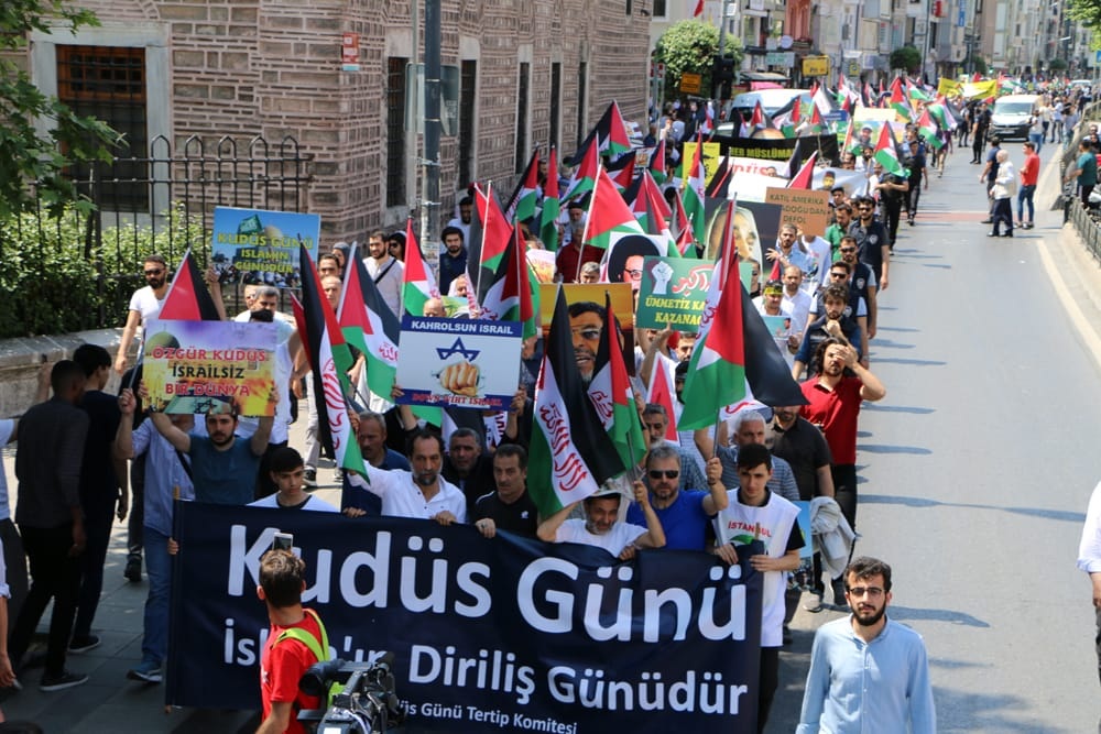 Photos: Quds Day rallies in Istanbul