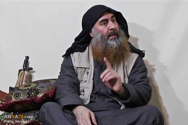 Abu Bakr Al-Baghdadi in Al-Anbar desert near border with Syria