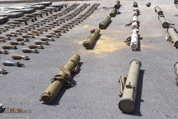 US weapons seized in Syria's southern region, Homs 