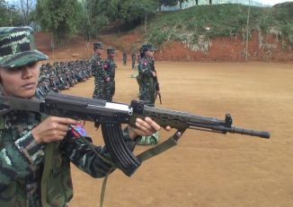  ေအေအရခိုင္မွာ အေျခစိုက္ျခင္း လက္မခံဟု တပ္မေတာ္ေျပာၾကားခ်က္ ခိုင္သူခ တံု႔ျပန္