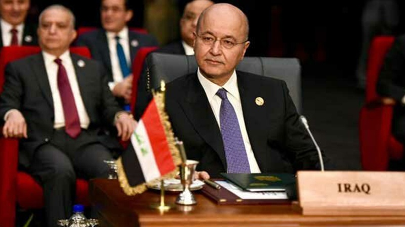 سەرۆکی عێراق خوازیاری دوری کردن لە گرژی و کێشەی سەربازیی لە ناوچەکەدابوو